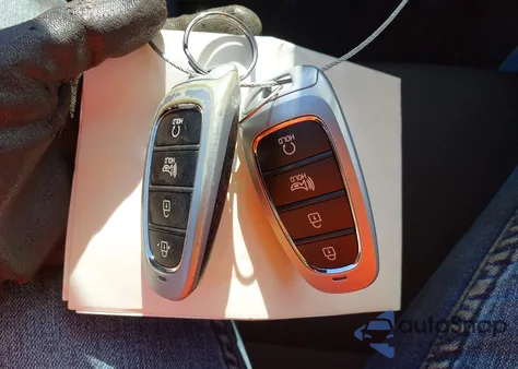 2022 Hyundai Tucson Hybrid Blue из США, поврежденный, VIN KM8JBCA19NU020489